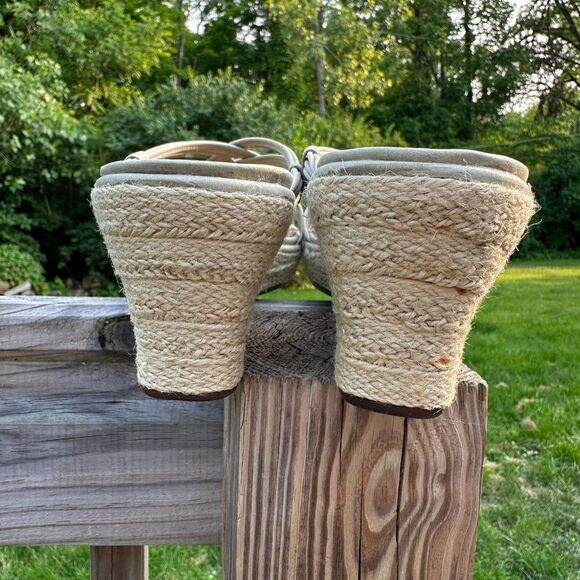 Clarks Artisan Wedge Sandals Heels Womens Size 9 M - Picture 4 of 10